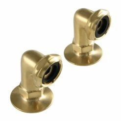 Aqua Vintage AE2RS7 2-Inch Deck Mount Tub Faucet Riser, Brushed Brass