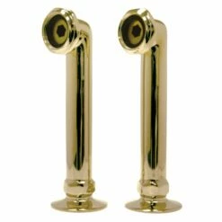 Aqua Vintage AE6RS2 6-Inch Deck Mount Tub Faucet Riser, Polished Brass
