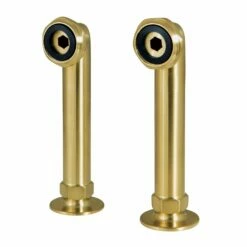 Aqua Vintage AE6RS7 6-Inch Deck Mount Tub Faucet Riser, Brushed Brass