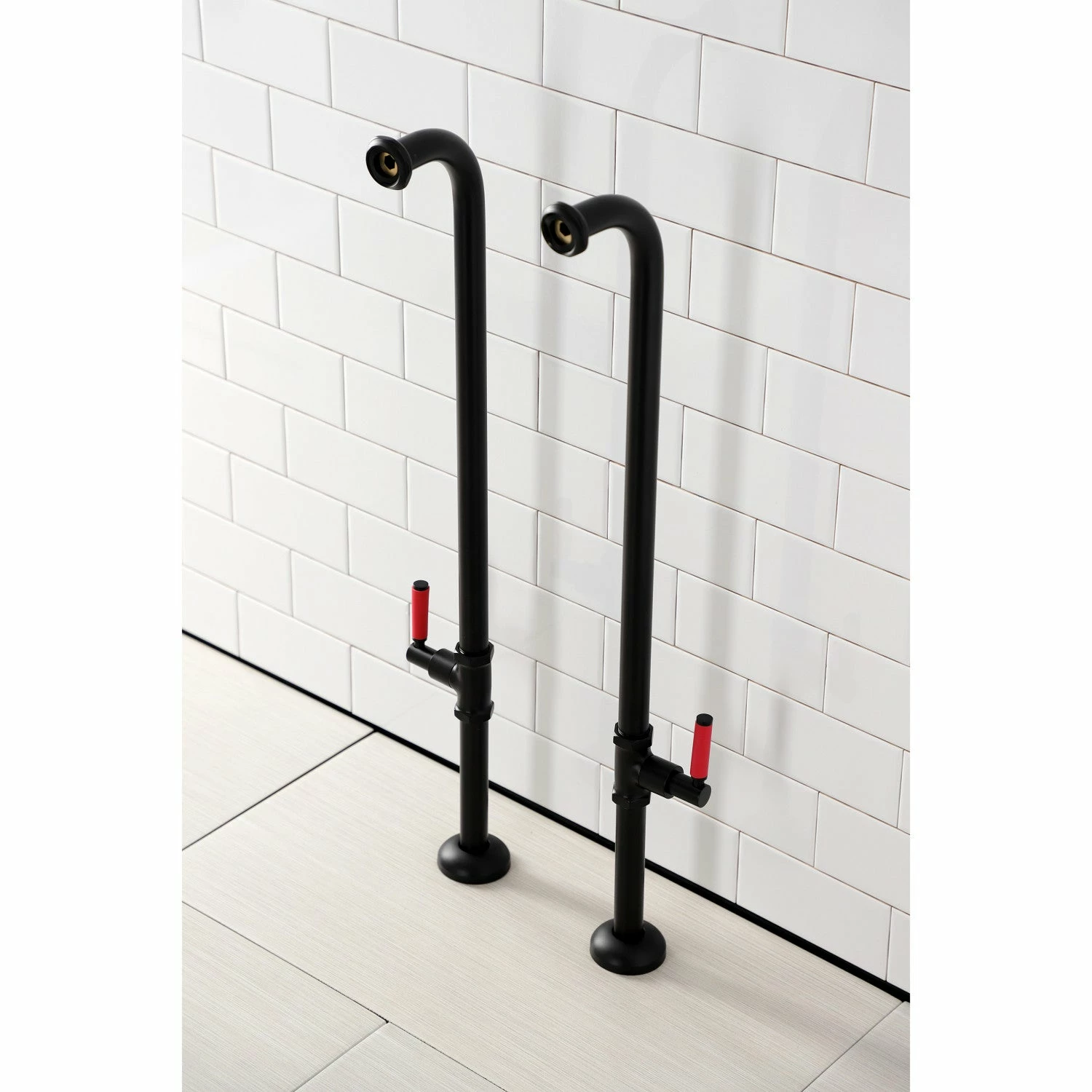 Concord AE810S0DKL Freestanding Tub Supply Line, Matte Black - Image 2
