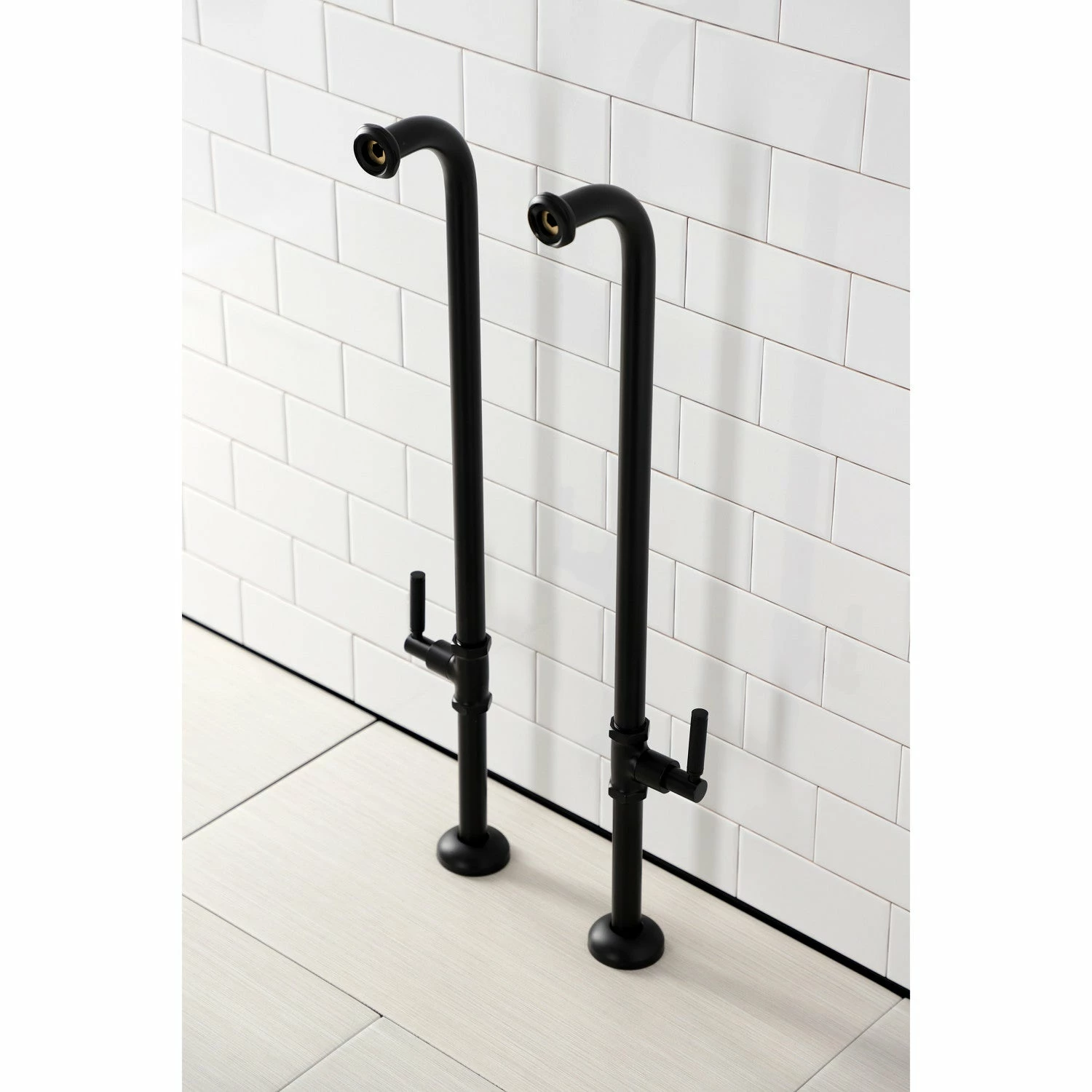 Concord AE810S0DKL Freestanding Tub Supply Line, Matte Black - Image 5
