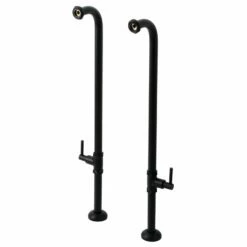 Concord AE810S0DL Freestanding Tub Supply Line, Matte Black