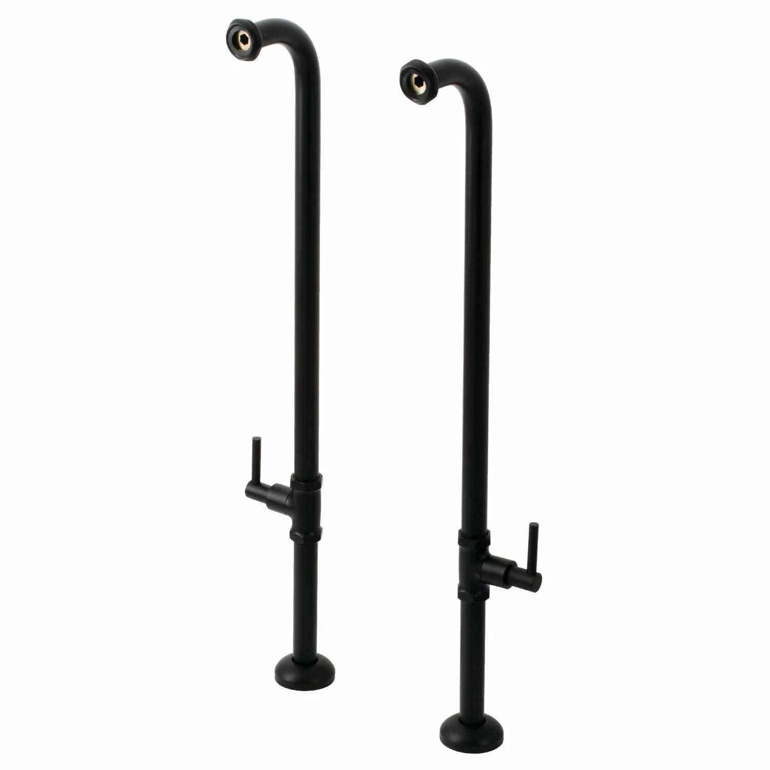 Concord AE810S0DL Freestanding Tub Supply Line, Matte Black