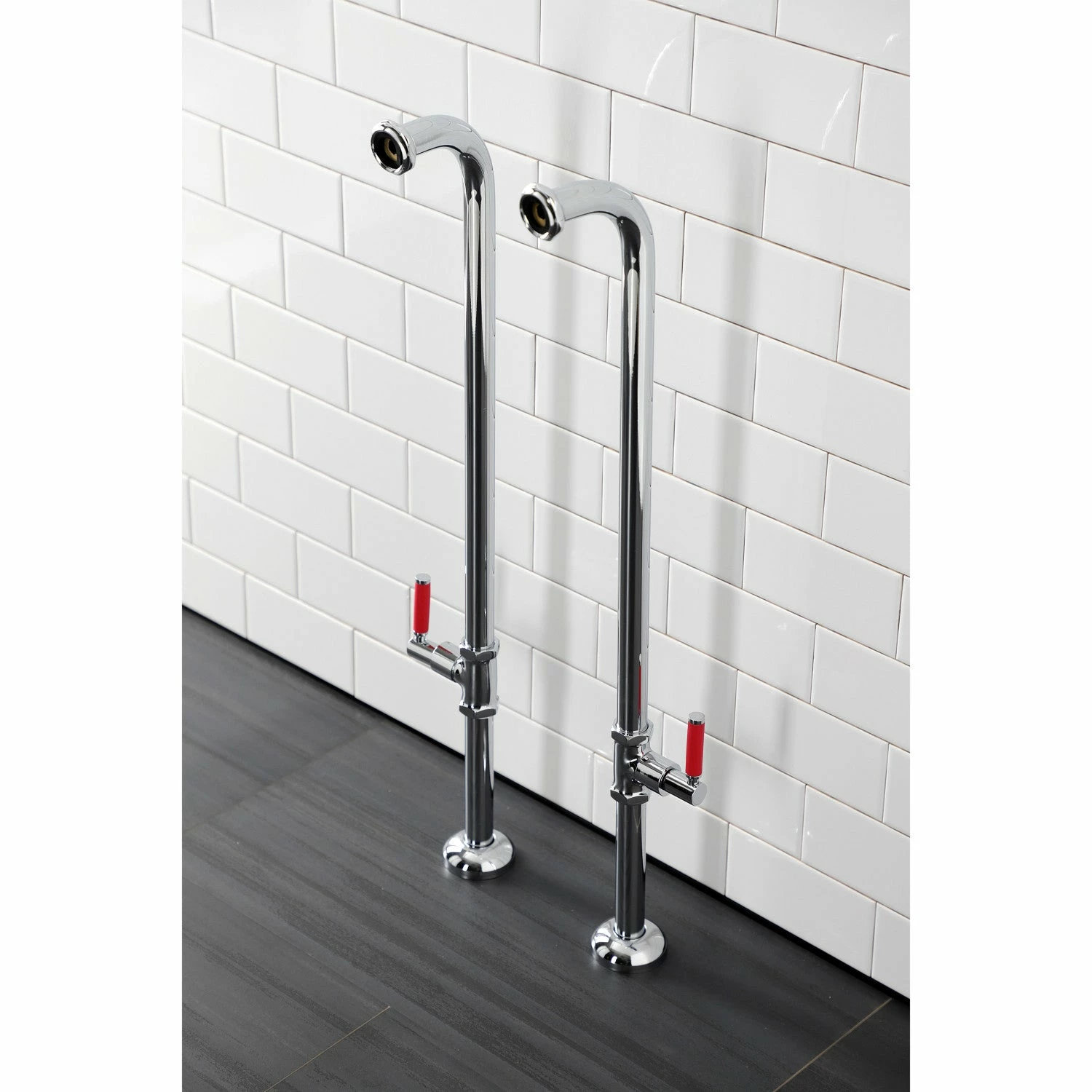 Concord AE810S1DKL Freestanding Tub Supply Line, Polished Chrome - Image 5
