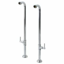 Concord AE810S1DL Freestanding Tub Supply Line, Polished Chrome