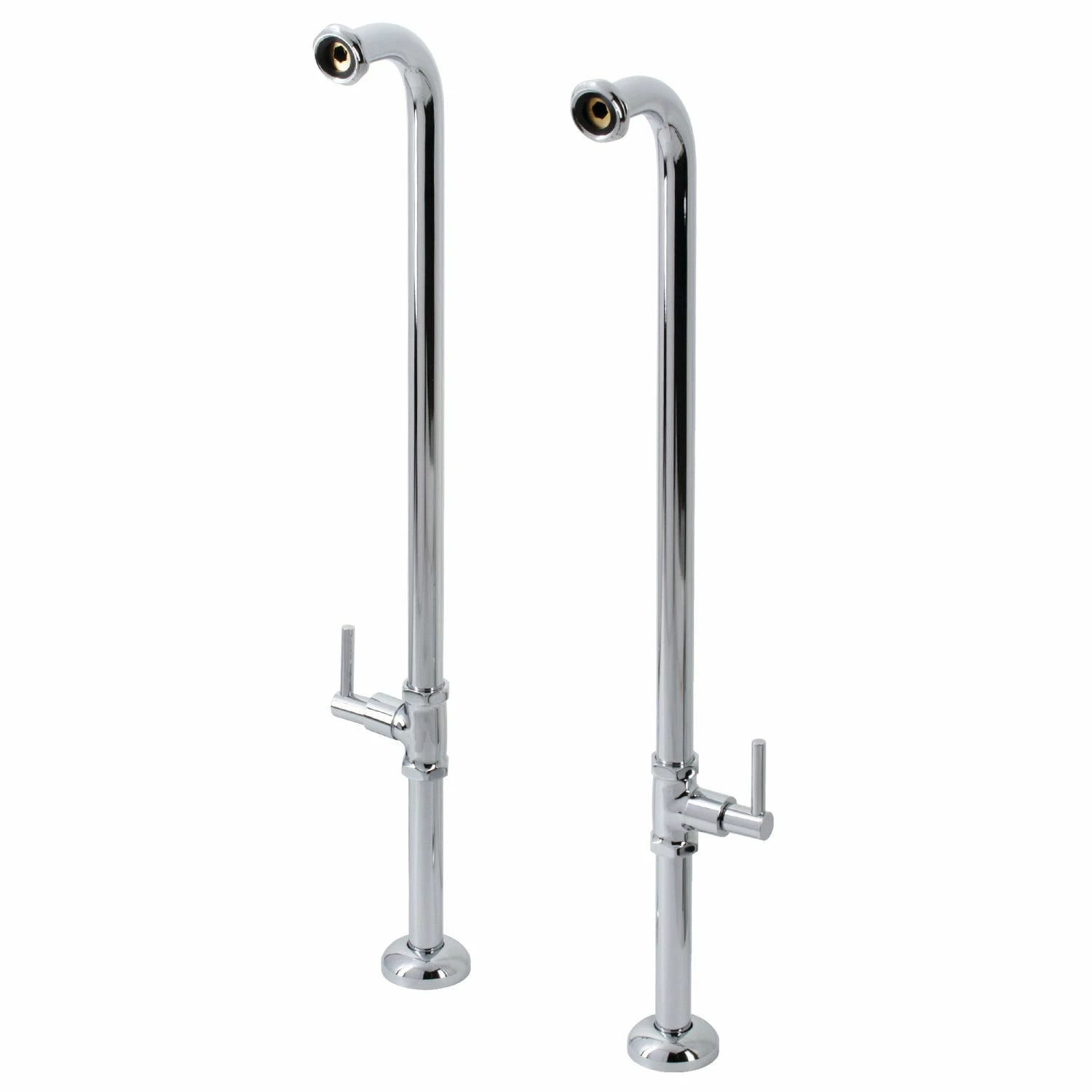 Concord AE810S1DL Freestanding Tub Supply Line, Polished Chrome