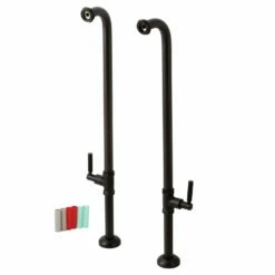Concord AE810S5DKL Freestanding Tub Supply Line, Oil Rubbed Bronze
