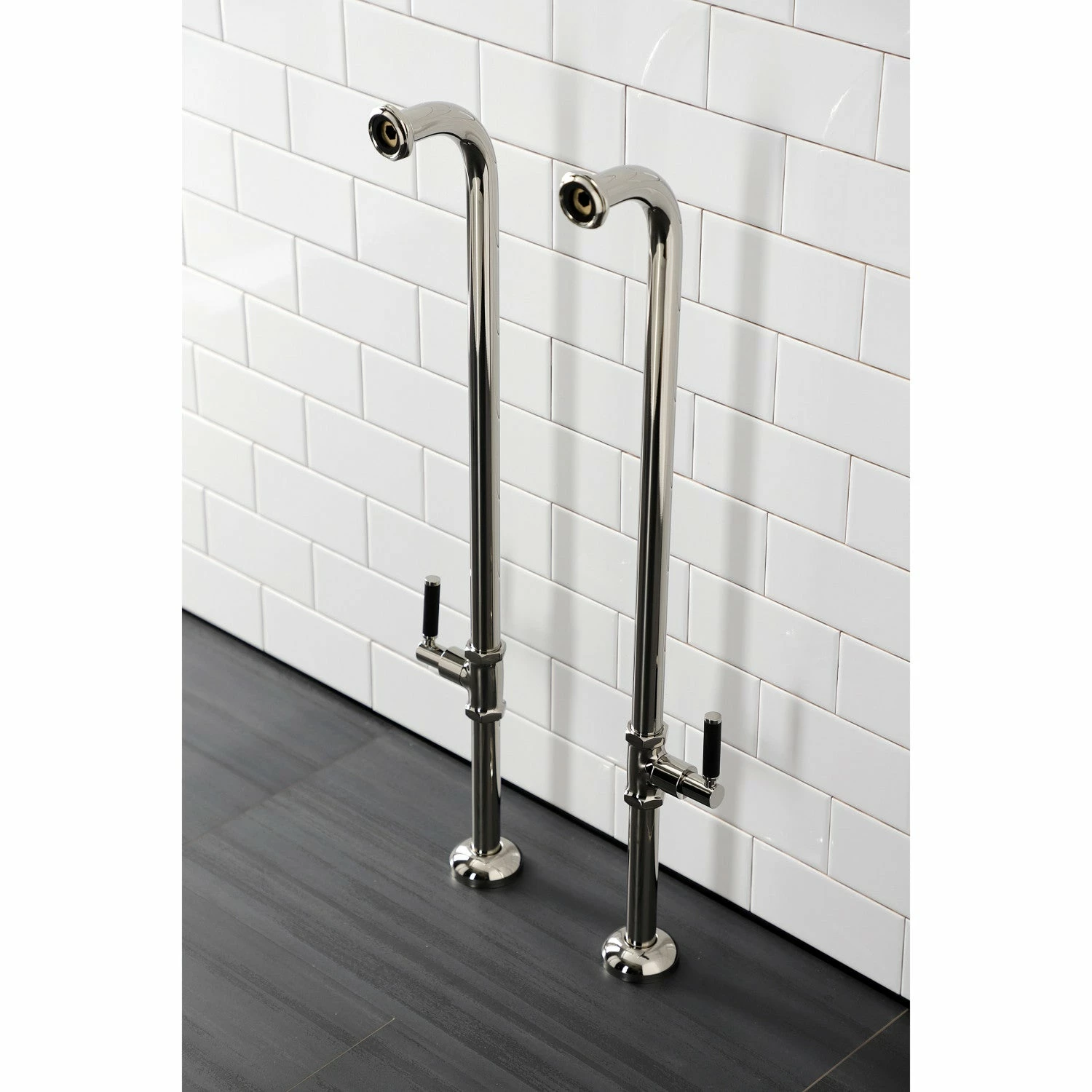 Concord AE810S6DKL Freestanding Tub Supply Line, Polished Nickel - Image 5