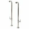 Concord AE810S6DL Freestanding Tub Supply Line, Polished Nickel