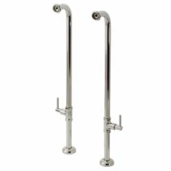 Concord AE810S6DL Freestanding Tub Supply Line, Polished Nickel