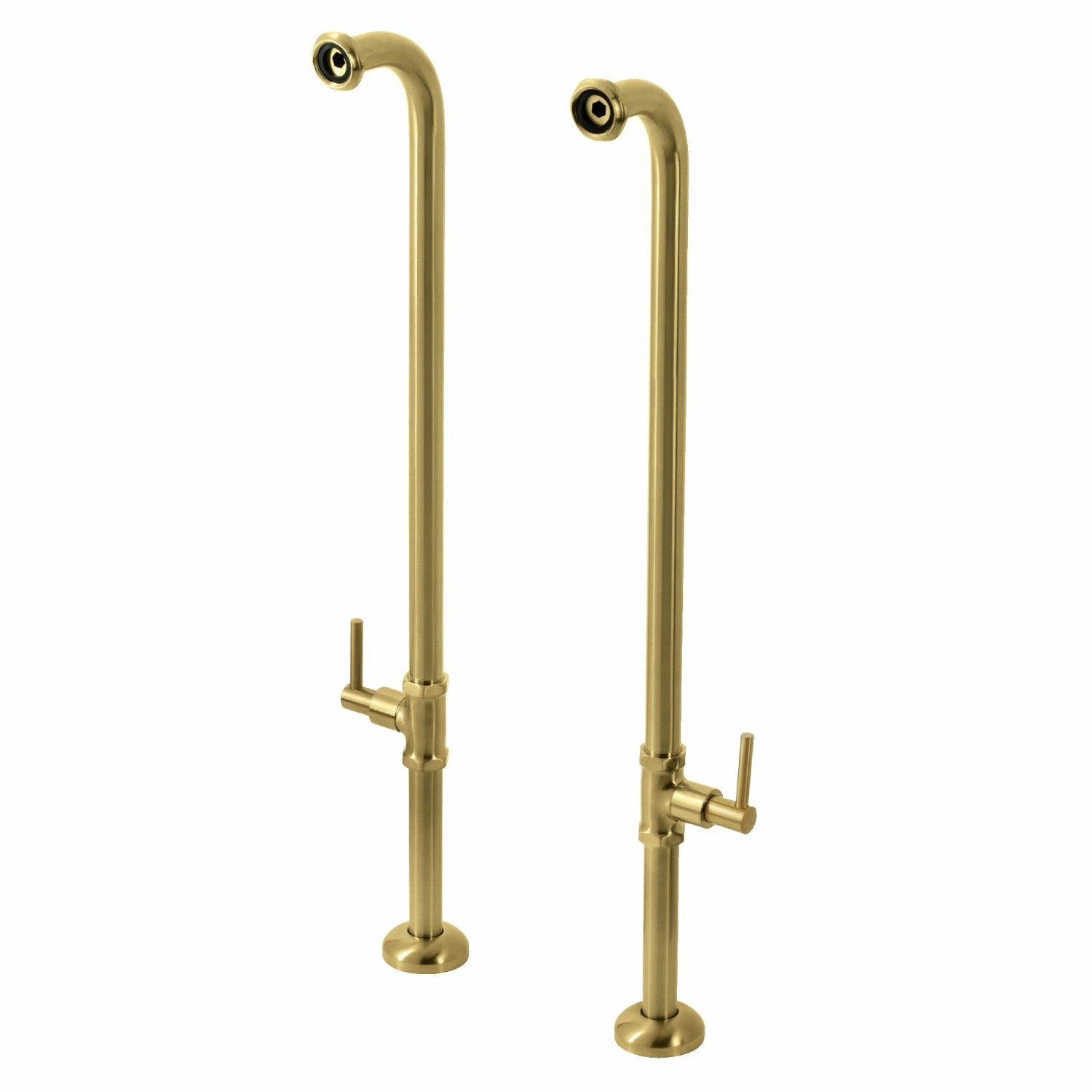 Concord AE810S7DL Freestanding Tub Supply Line, Brushed Brass