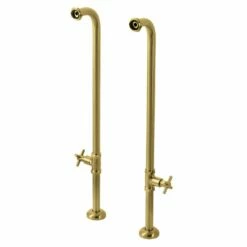 Concord AE810S7DX Freestanding Tub Supply Line, Brushed Brass