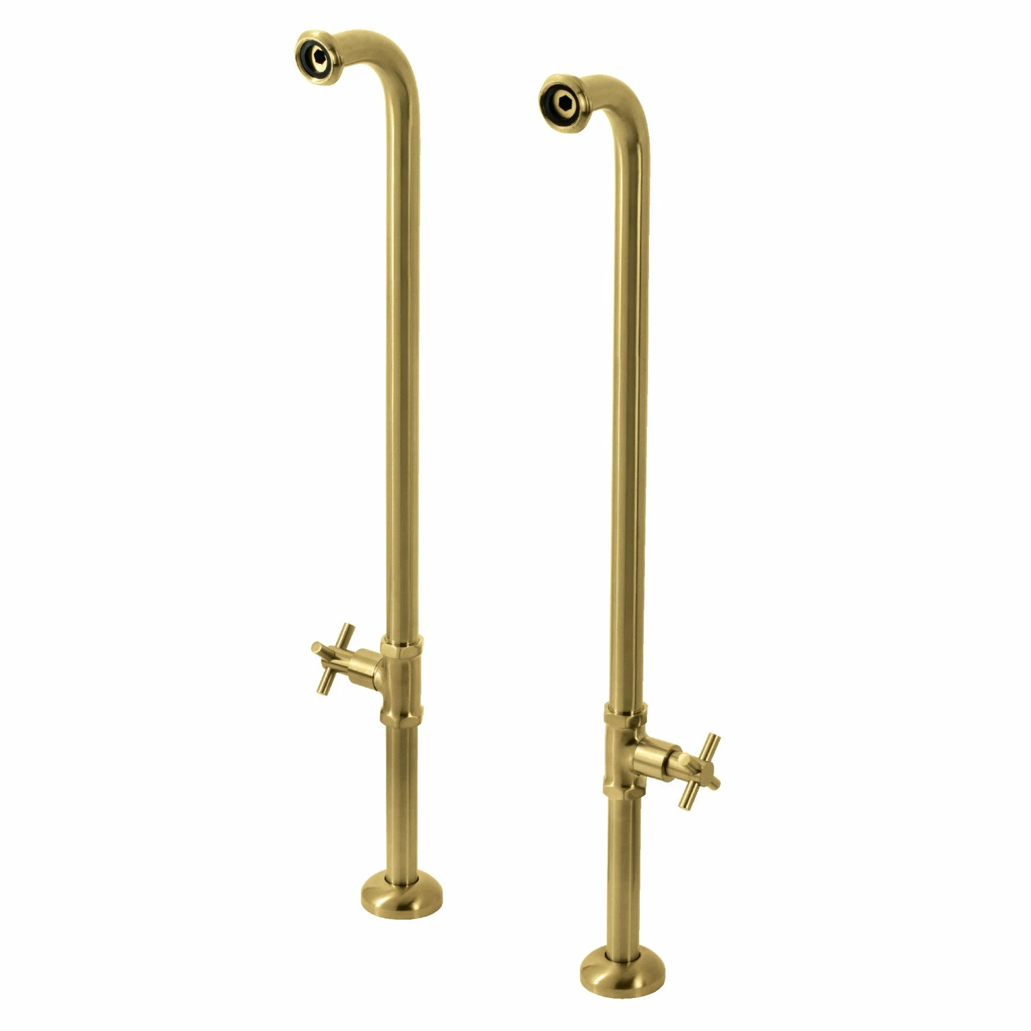Concord AE810S7DX Freestanding Tub Supply Line, Brushed Brass