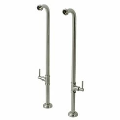 Concord AE810S8DL Freestanding Tub Supply Line, Brushed Nickel
