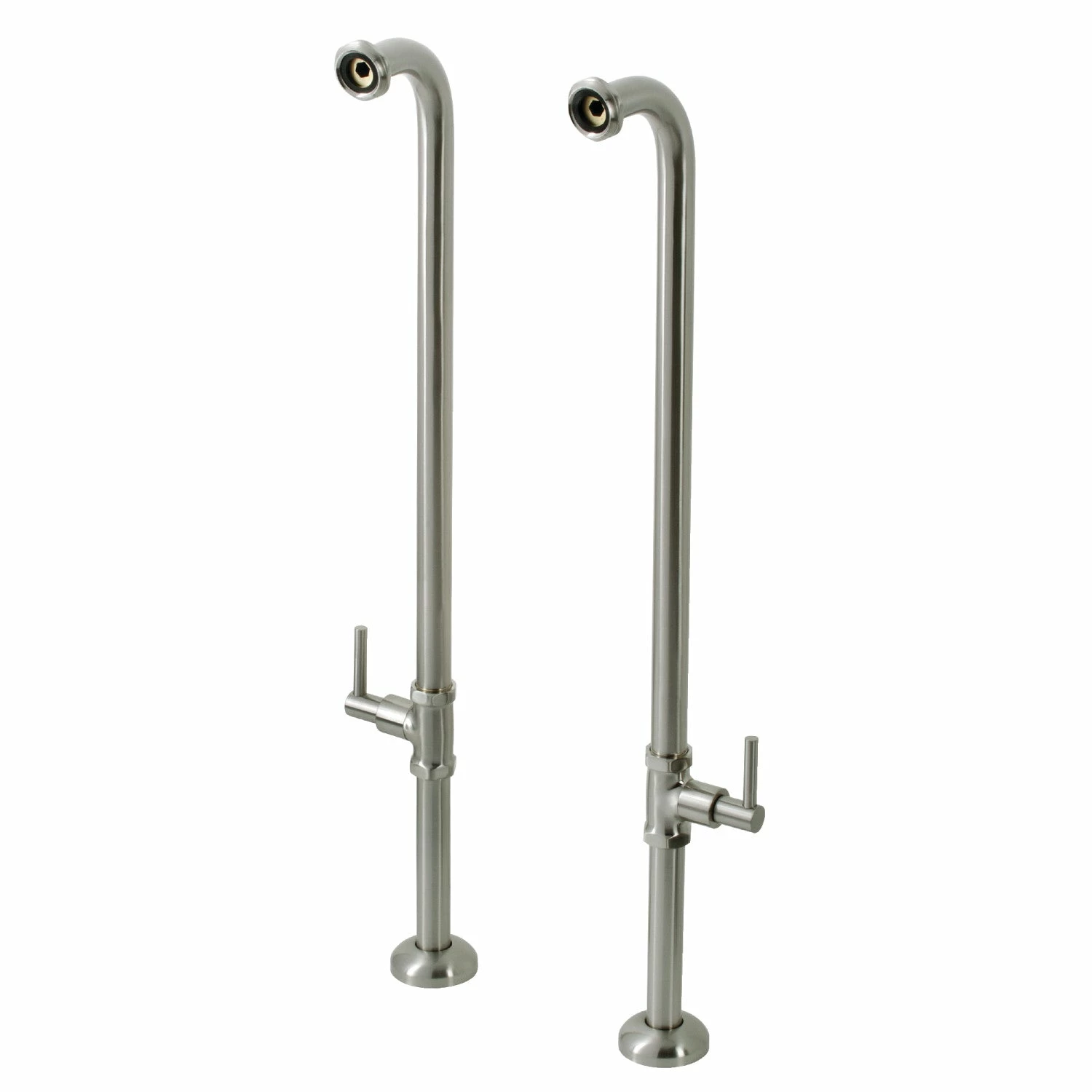 Concord AE810S8DL Freestanding Tub Supply Line, Brushed Nickel