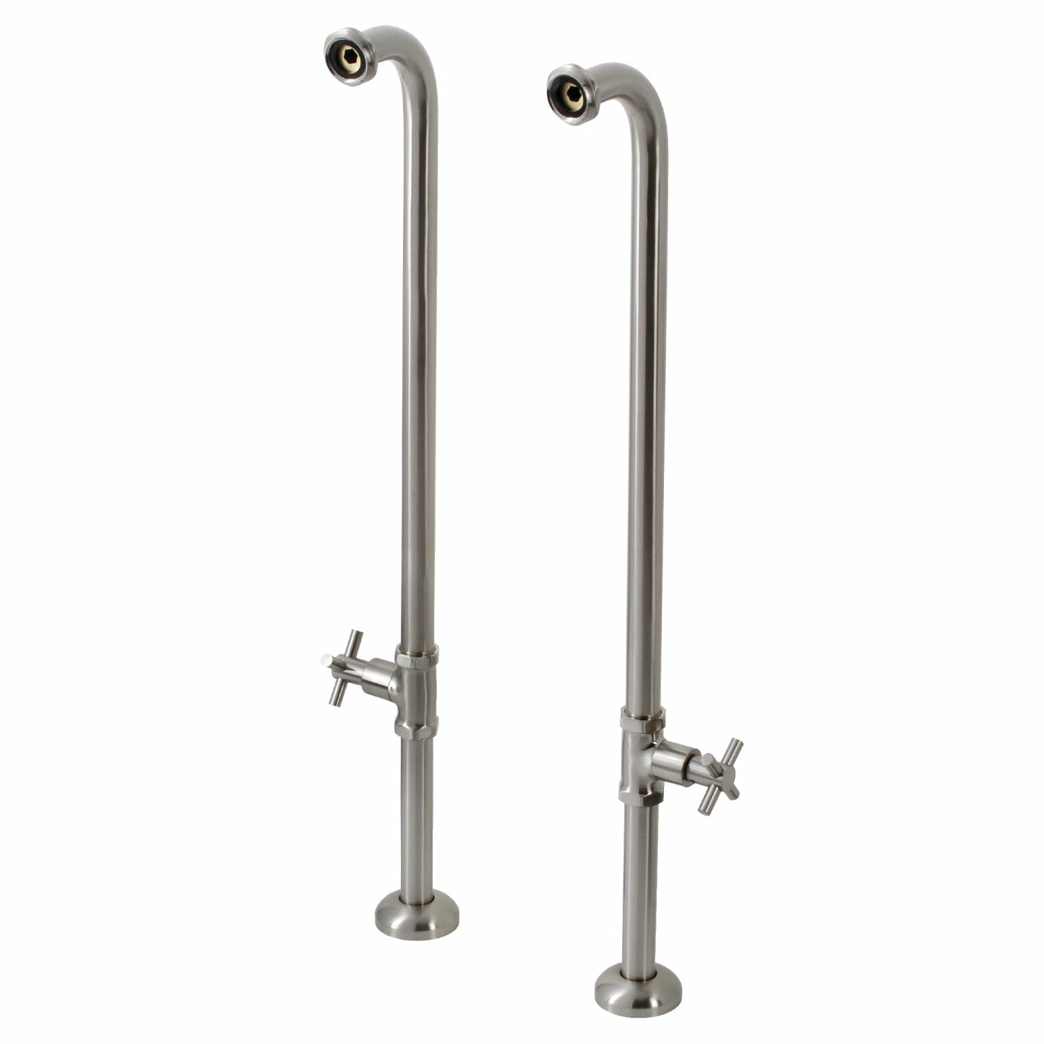Concord AE810S8DX Freestanding Tub Supply Line, Brushed Nickel