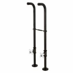 Kingston CC266S5PX Freestanding Supply Line With Stop Valve, Oil Rubbed Bronze