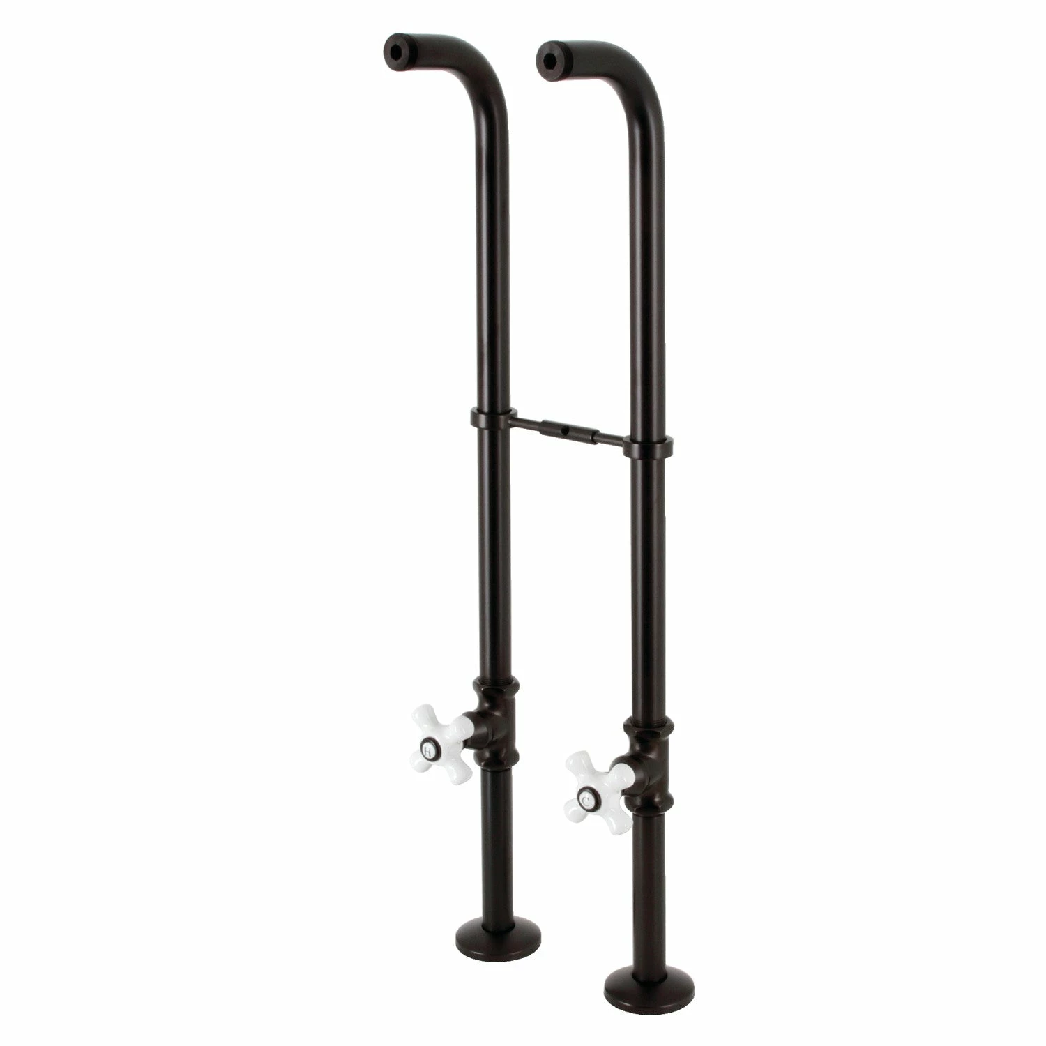Kingston CC266S5PX Freestanding Supply Line With Stop Valve, Oil Rubbed Bronze