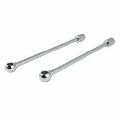 CC411 Tub Supply Line Wall Support For CC46x, CC47x, CC48x, Polished Chrome