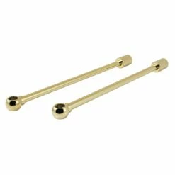 CC412 Tub Supply Line Wall Support For CC46x, CC47x, CC48x, Polished Brass
