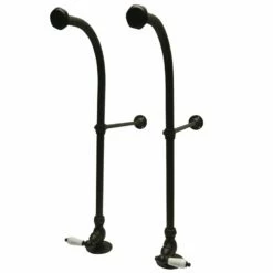 Vintage CC455HCL Rigid Freestand Supplies With Stops And Lever Handles, Oil Rubbed Bronze