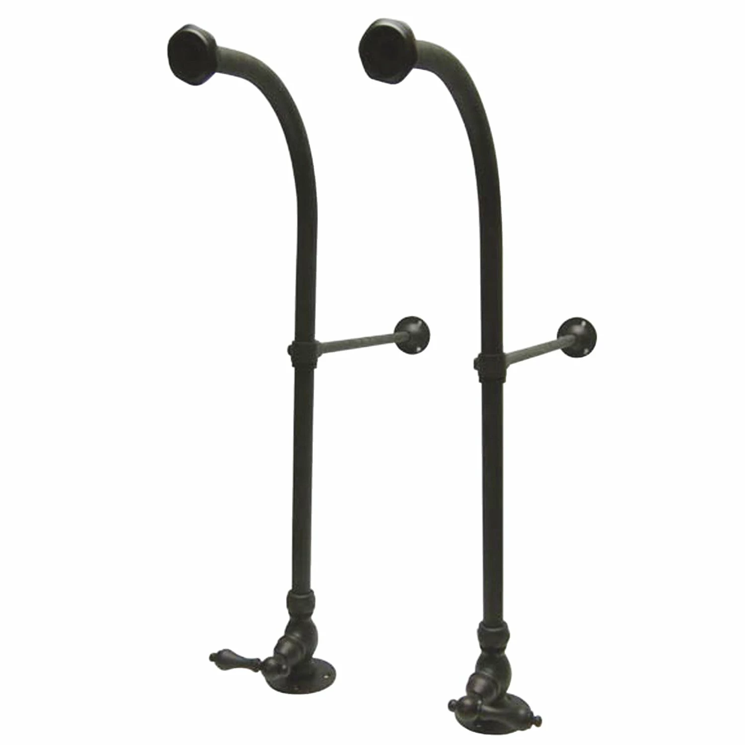 Vintage CC455ML Rigid Freestand Supplies With Stops And Lever Handles, Oil Rubbed Bronze