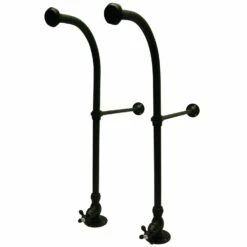 Vintage CC455MX Rigid Freestand Supplies With Stops And Cross Handles, Oil Rubbed Bronze
