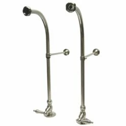 Vintage CC458ML Rigid Freestand Supplies With Stops And Lever Handles, Brushed Nickel