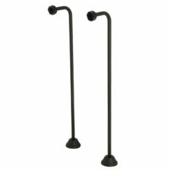 Vintage CC460 Single Offset Bath Supply, Matte Black