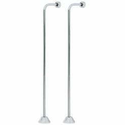 Vintage CC461 Single Offset Bath Supply, Polished Chrome