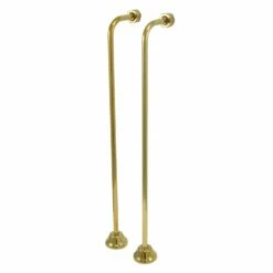 Vintage CC462 Single Offset Bath Supply, Polished Brass