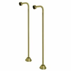 Vintage CC463 Single Offset Bath Supply, Antique Brass