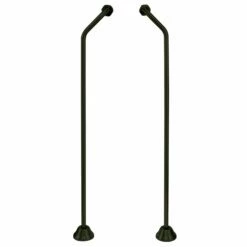 Vintage CC470 Double Offset Bath Supply, Matte Black