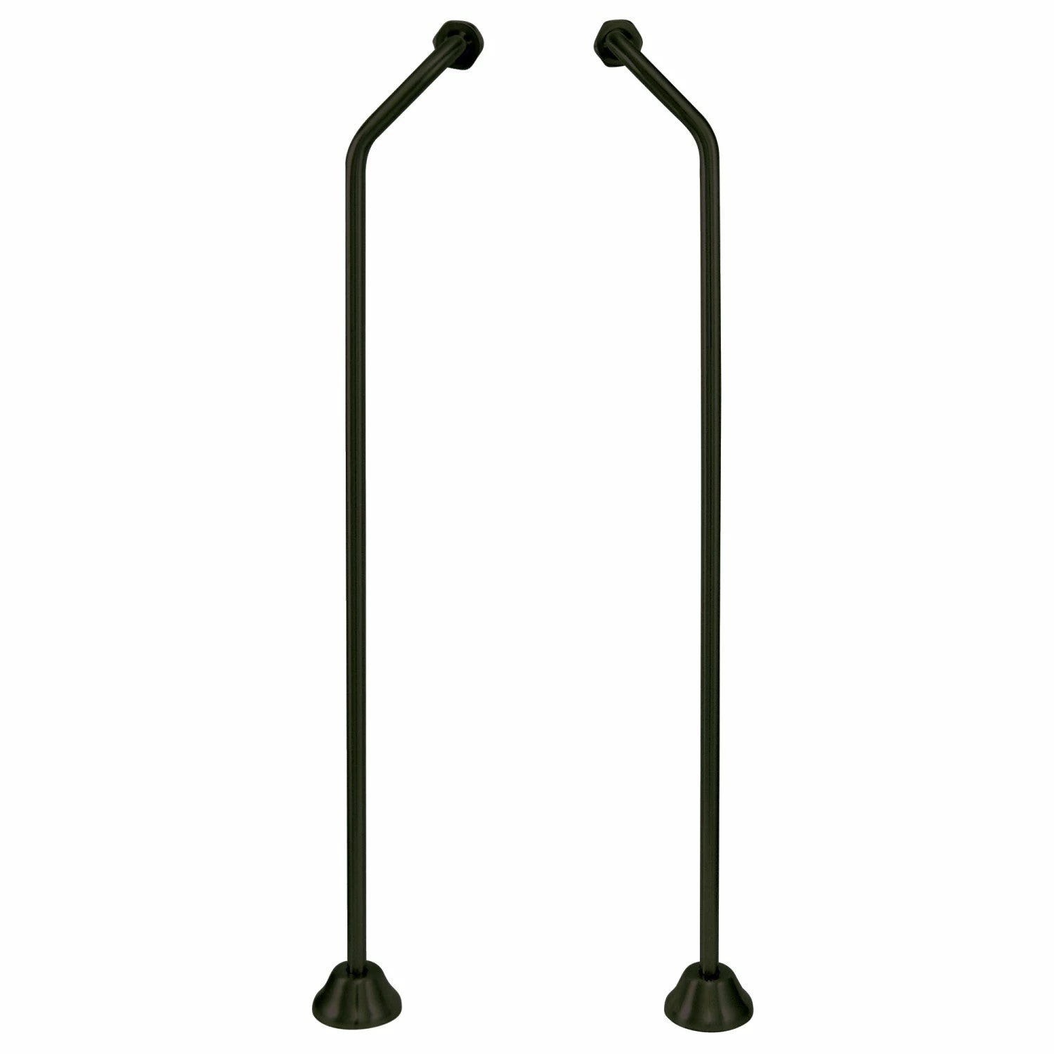 Vintage CC470 Double Offset Bath Supply, Matte Black