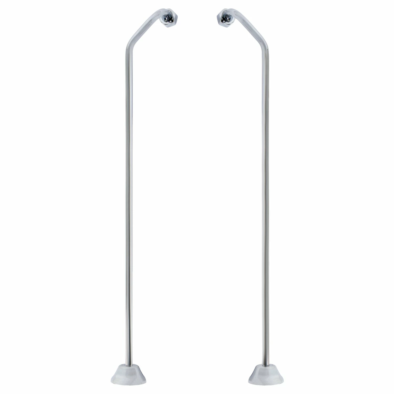 Vintage CC471 Double Offset Bath Supply, Polished Chrome