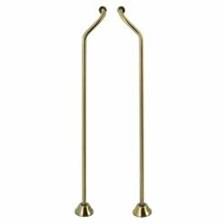 Vintage CC473 Double Offset Bath Supply, Antique Brass