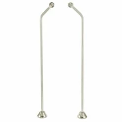 Vintage CC476 Double Offset Bath Supply, Polished Nickel