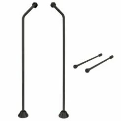 Vintage CCK475 Double Offset Supply Line With Wall Bracket Combo, Oil Rubbed Bronze