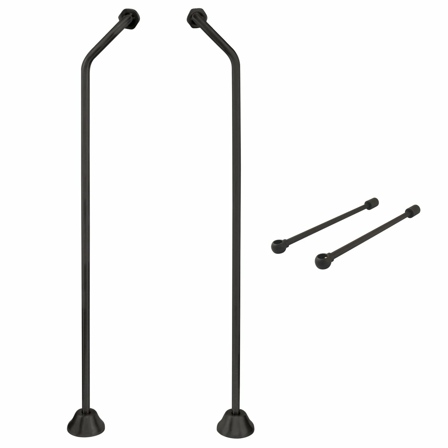 Vintage CCK475 Double Offset Supply Line With Wall Bracket Combo, Oil Rubbed Bronze