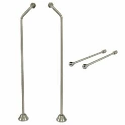 Vintage CCK478 Double Offset Supply Line With Wall Bracket Combo, Brushed Nickel