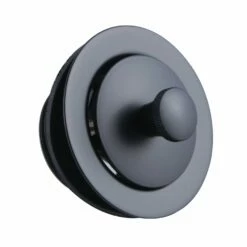 Made To Match DLL200MB Brass Lift And Turn Tub Drain, Matte Black