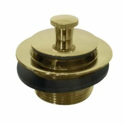 Made To Match DLL202 Brass Lift And Turn Tub Drain, Polished Brass