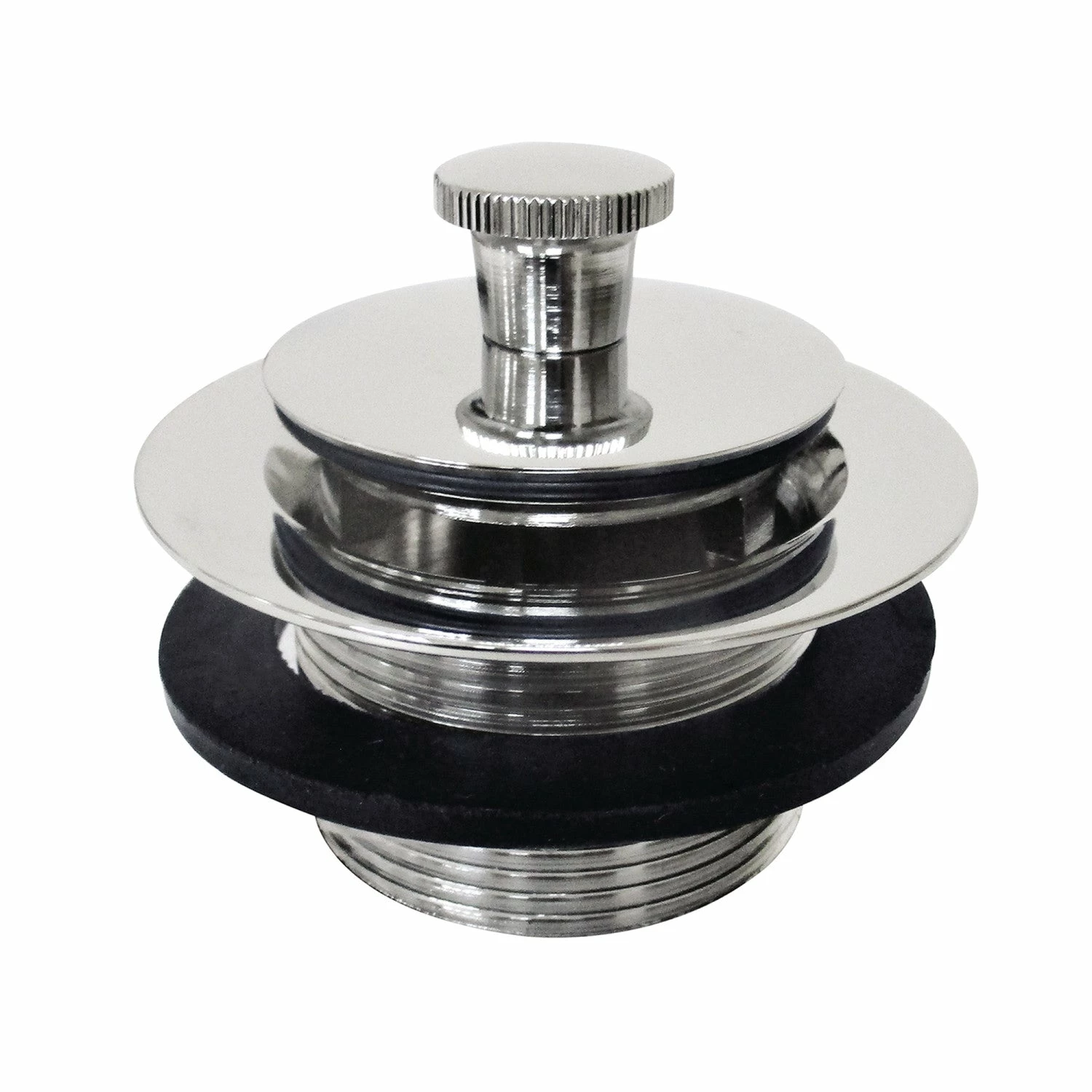 Made To Match DLL206 Brass Lift And Turn Tub Drain, Polished Nickel