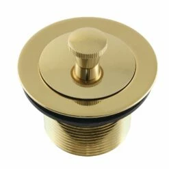 Trimscape DLL212 Brass Lift And Turn Tub Drain, Polished Brass