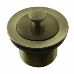 Trimscape DLL213 Brass Lift And Turn Tub Drain, Antique Brass