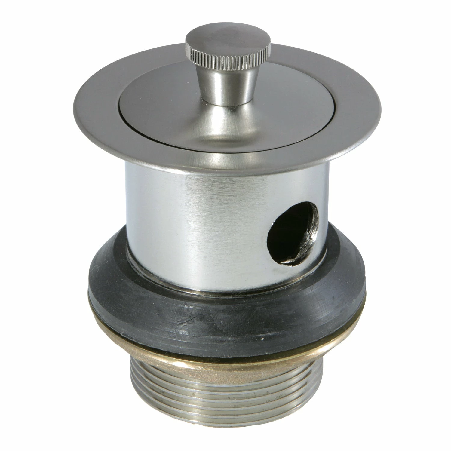 Trimscape DLL228 Brass Lift And Turn Tub Drain With Overflow, Brushed Nickel