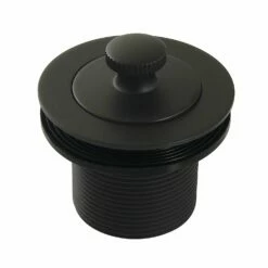 Made To Match DLT15MB 1-1/2-Inch Lift And Turn Tub Drain With 1-1/2-Inch Body Thread, Matte Black