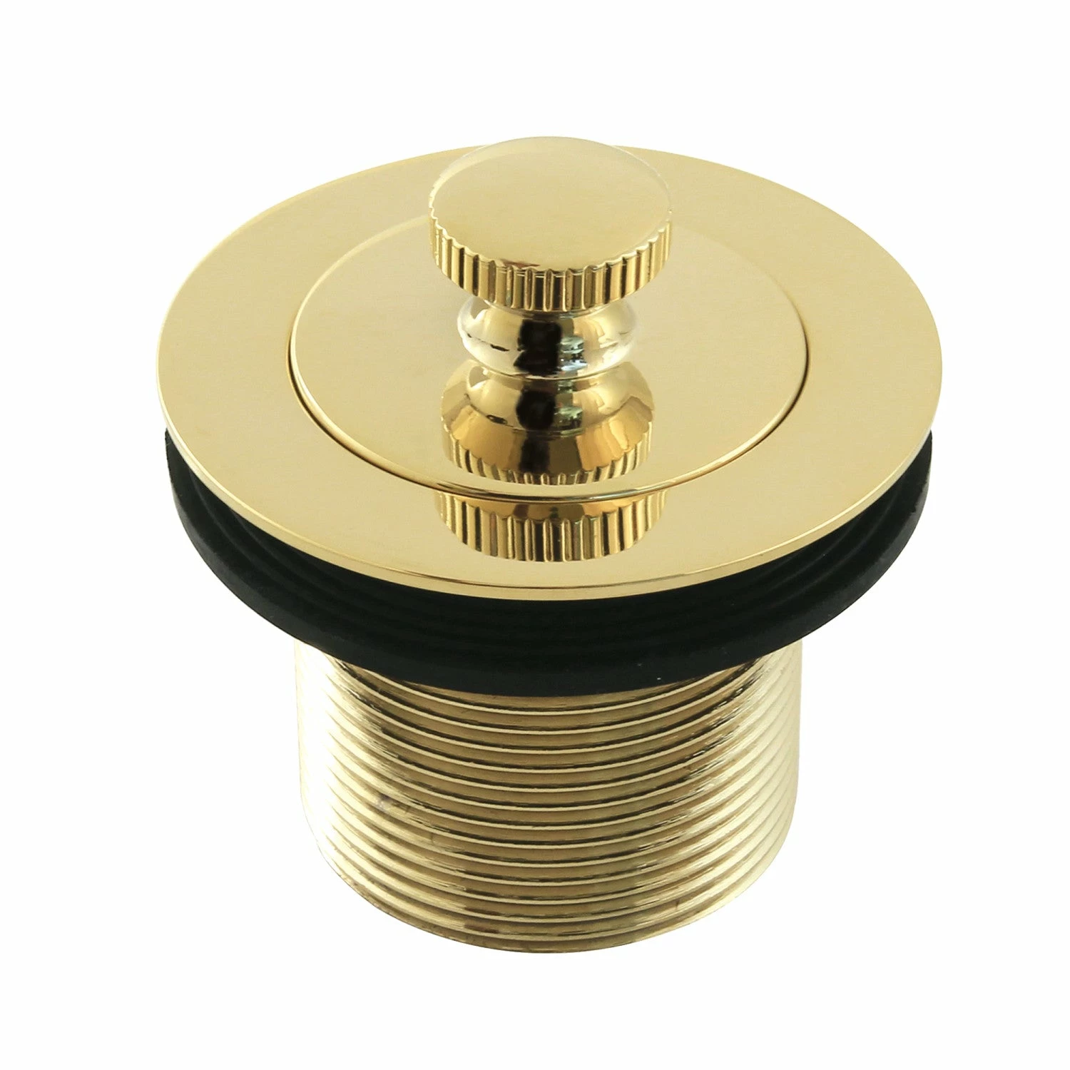 Made To Match DLT15PB 1-1/2-Inch Lift And Turn Tub Drain With 1-1/2-Inch Body Thread, Polished Brass