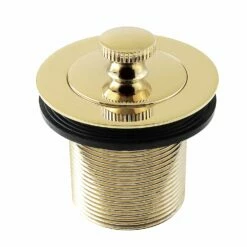 Made To Match DLT17PB 1-1/2-Inch Lift And Turn Tub Drain With 1-3/4-Inch Body Thread, Polished Brass