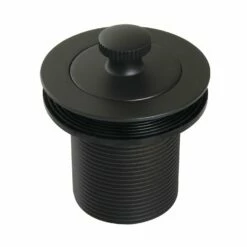 Made To Match DLT20MB 1-1/2-Inch Lift And Turn Tub Drain With 2-Inch Body Thread, Matte Black